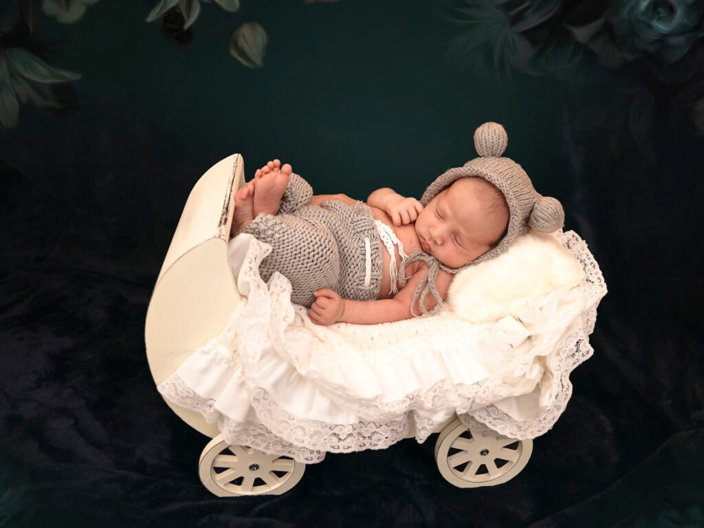 Newborn photography sessions in homes and studios throughout the Denver metro area