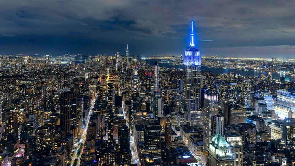 Panoramic landscape view Chicago