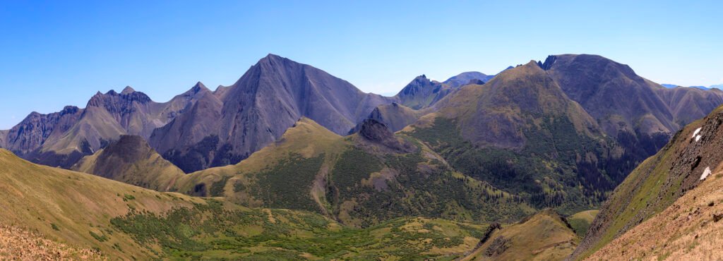 Panoramic landscape view